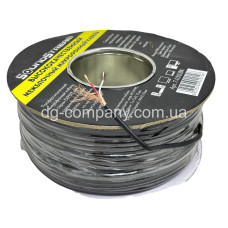 Кабель микрофонный Sound Star 2х жильный 4мм(7-0503), 100м