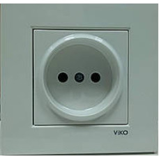 Розетка Viko Karre белая 95960407 Розетка Viko Karre белая 95960407