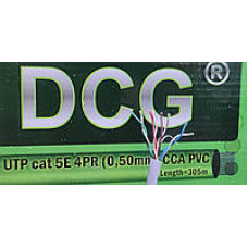 Кабель витая пара DCG UTP 5e внутренняя cca, на метраж Кабель витая пара DCG UTP 5e внутренняя cca, на метраж