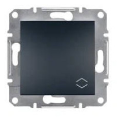 Переключатель проходной Schneider Asfora антрацит EPH0400171 Переключатель проходной Schneider Asfora антрацит EPH0400171