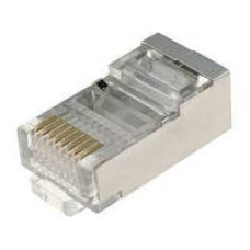 Коннектор компьютерный RJ 45 5e экранированный, 100шт Коннектор компьютерный RJ 45 5e экранированный, 100шт