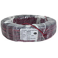 Кабель силиконовый 2 жилы термостойкий 24AWG (2х0.2 мм²) красно-черный, бухта 200м Кабель силиконовый 2 жилы термостойкий 24AWG (2х0.2 мм²) красно-черный, бухта 200м