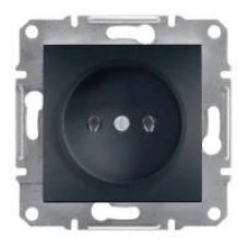 Розетка Schneider Asfora антрацит EPH3000171 Розетка Schneider Asfora антрацит EPH3000171