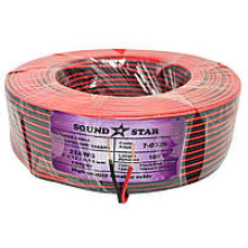 Низковольтный кабель питания Sound Star 2х0.22 (0326) медный,100м Низковольтный кабель питания Sound Star 2х0.22 (0326) медный,100м