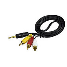 Шнур штекер 3.5мм 4С удлиненный- 3RCA