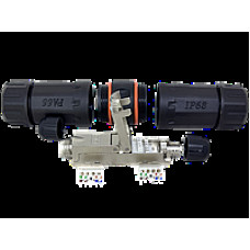 Соединитель витой пары гн RG45-гн RJ45 водонепроницаемый IP68, самозажимной
