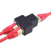 Соединитель витой пары(разветвитель)гнездо-2 гнезда RJ45, 1шт Соединитель витой пары(разветвитель)гнездо-2 гнезда RJ45, 1шт