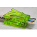 Коннектор RJ45 5e,6 категории проходной Zoerax,зеленый Коннектор RJ45 5e,6 категории проходной Zoerax,зеленый
