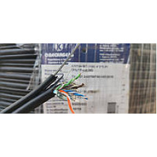 Кабель витая пара FTP Одессакабель наружная с тросом,медная,305м Кабель витая пара FTP Одессакабель наружная с тросом,медная,305м