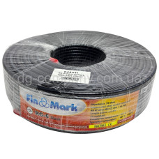Антенный кабель Finmark  RG-6,черный, 100м