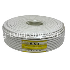 Антенный кабель RCI RG6,белый, 100м